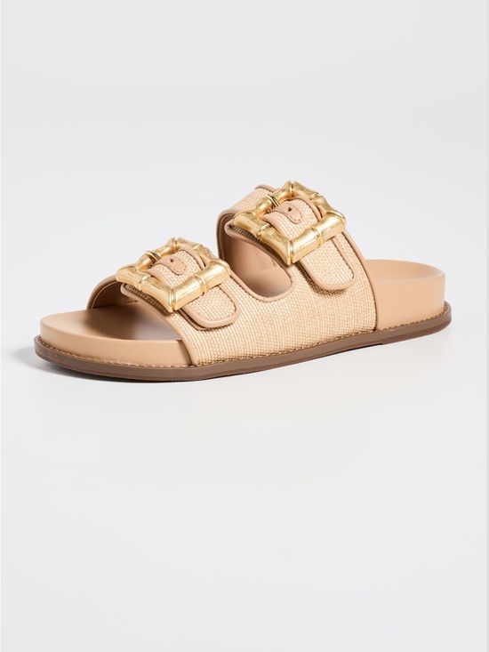 SCHUTZ Shoes - Schutz Enola Slide Sandal Light Wood